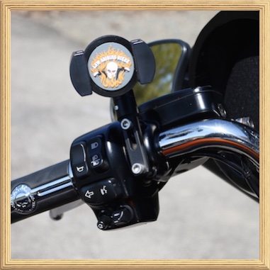 Biker Gripper Cell Phone Control Mount