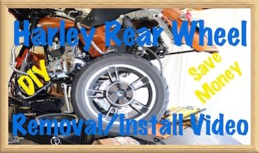 Remove Install Harley Davidson Rear Wheel Video 