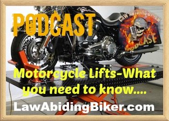 Biker Motorcycle Podcast Lift Jacks Art