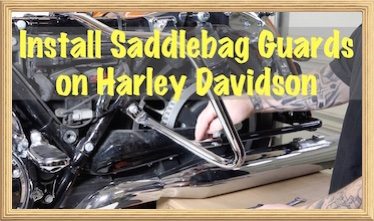 Harley Saddlebag Crash Guard Bar copy 3