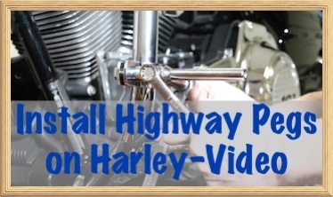 Install Highway Pegs on Harley copy 2