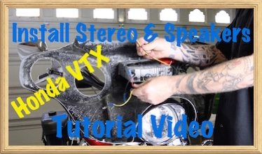 Honda VTX Stereo instlall Video 2 art copy