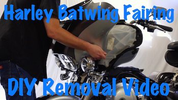 Harley Touring Batwing Fairing Removal Art 1 copy