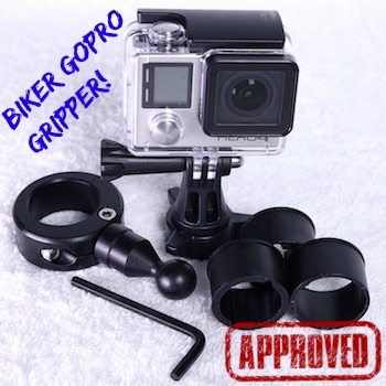 Biker GoPro Gripper Motorcycle Mount 9