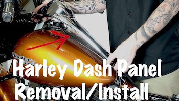 Harley Dash Panel Console Removal Video YT copy