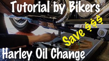 How to change the oil on Harley Davidson Tutorial copy