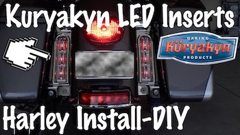 Kuryakyn LED Saddlebag Support Inserts For Harley Touring Artwork copy