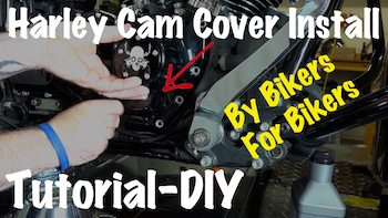 Install Harley Cam Cover Video DIY