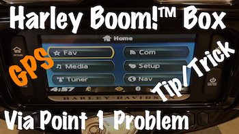 Harley-Davidson Boom Box Via Point 1 Error & Problem-Fix