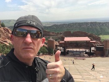 Ryan Urlacher Law Abiding Biker Media at Red Rocks Amphitheater