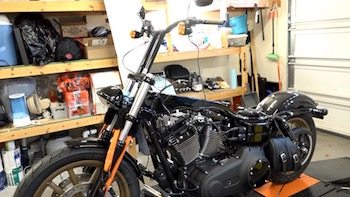 Harley Dyna Low Rider S Westcoast T Bar Handelbar Install