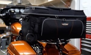 Rickrack strapless motorcycle luggage system