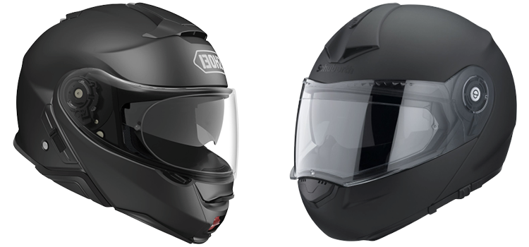 Politiebureau Gedachte Verantwoordelijk persoon Shoei Neotec 2 vs. Schuberth C3 Pro Modular Motorcycle Helmets-Review