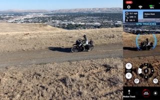 Auto Tracking Motorcycles With Drones