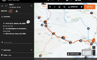 motorcycle trip route planner