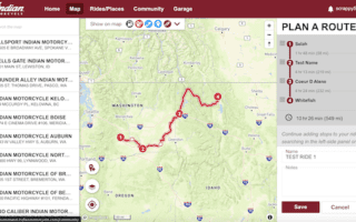 motorcycle trip planning app