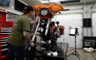 Ohlin's Front Suspension for Harley