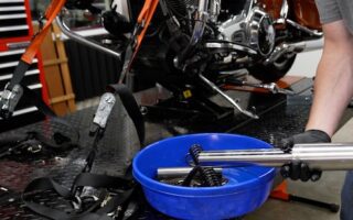 Harley Fork Oil Change