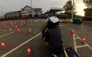 Police motorcycle course