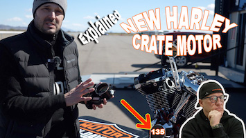 Harley-Davidson 135 cubic inch crate engine