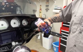 Biker Gripper motorcycle cell phone mount
