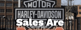 Harley-Davidson sales drop by 16%