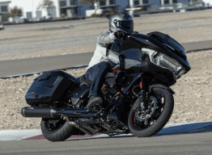 Ryan Urlacher riding 2024 CVO Road Glide ST