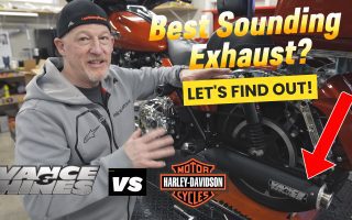 Vance & Hines Super Sport Slip-On Exhaust for Harley