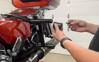 Harley ST saddlebag guards