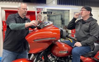 Klock Werks Flare Windshield for Harley-Davidson