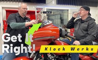 Klock Werks Flare Windshield for Harley-Davidson