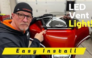 Ciro Fairing Vent Light for Harley Touring