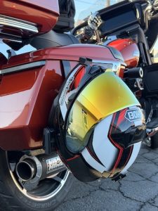 Best helmet hanger for Harley-Davidson & Indian baggers